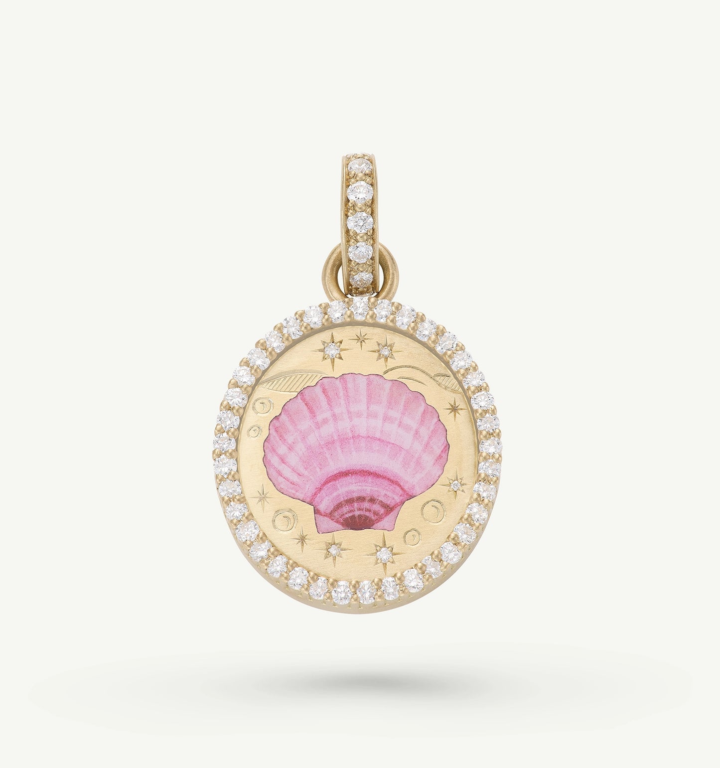 Blushing Shell Pendant
