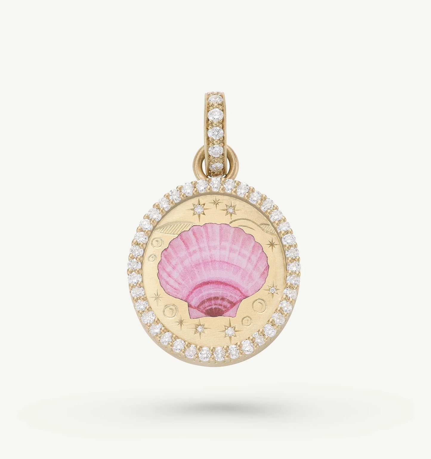 Blushing Shell Pendant