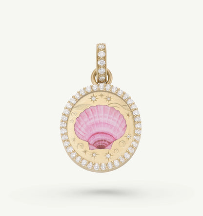 Blushing Shell Pendant