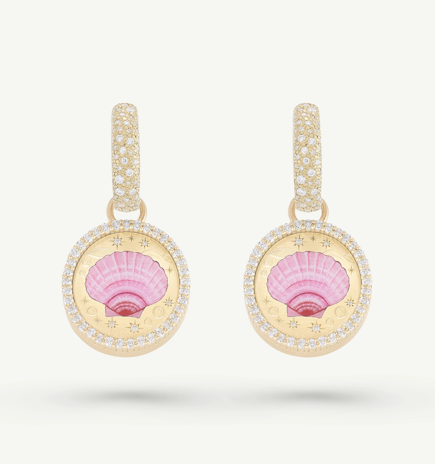 Blushing Shell Earrings