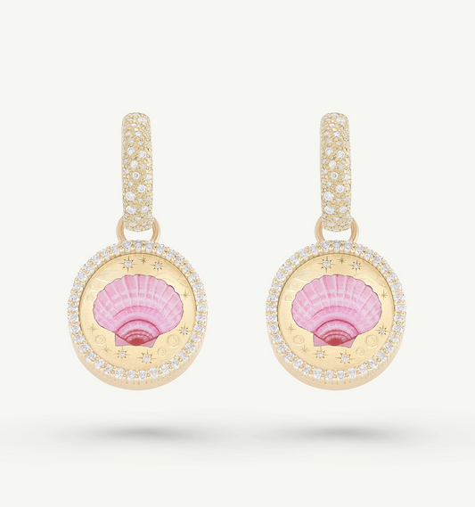 Blushing Shell Earrings