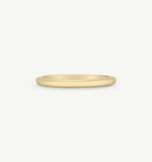 Frosted Gold Forever Stacking Ring