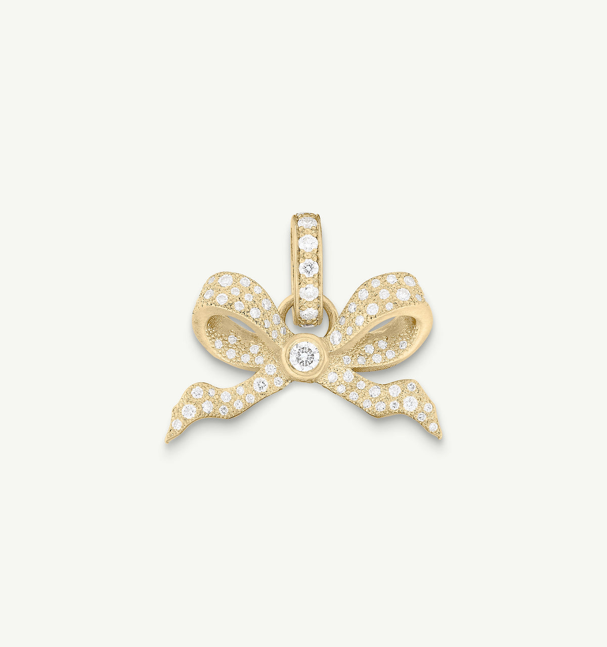 Promises Diamond Ribbon Charm