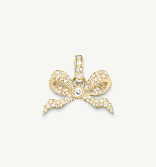 Promises Diamond Ribbon Charm