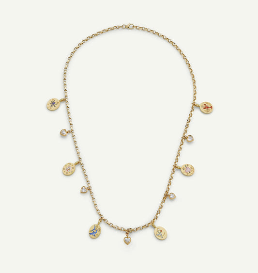 Diamond Power Charm Necklace