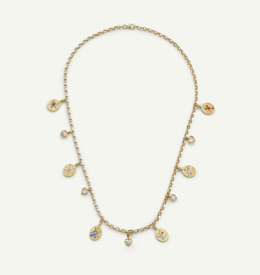 Diamond Power Charm Necklace