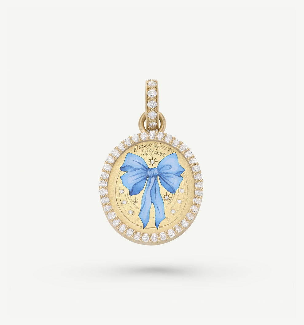 Silk Bow Charm