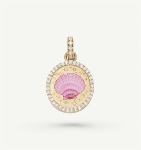 Blushing Shell Charm