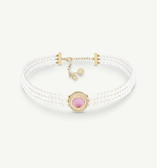 Blushing Shell Pearl Choker
