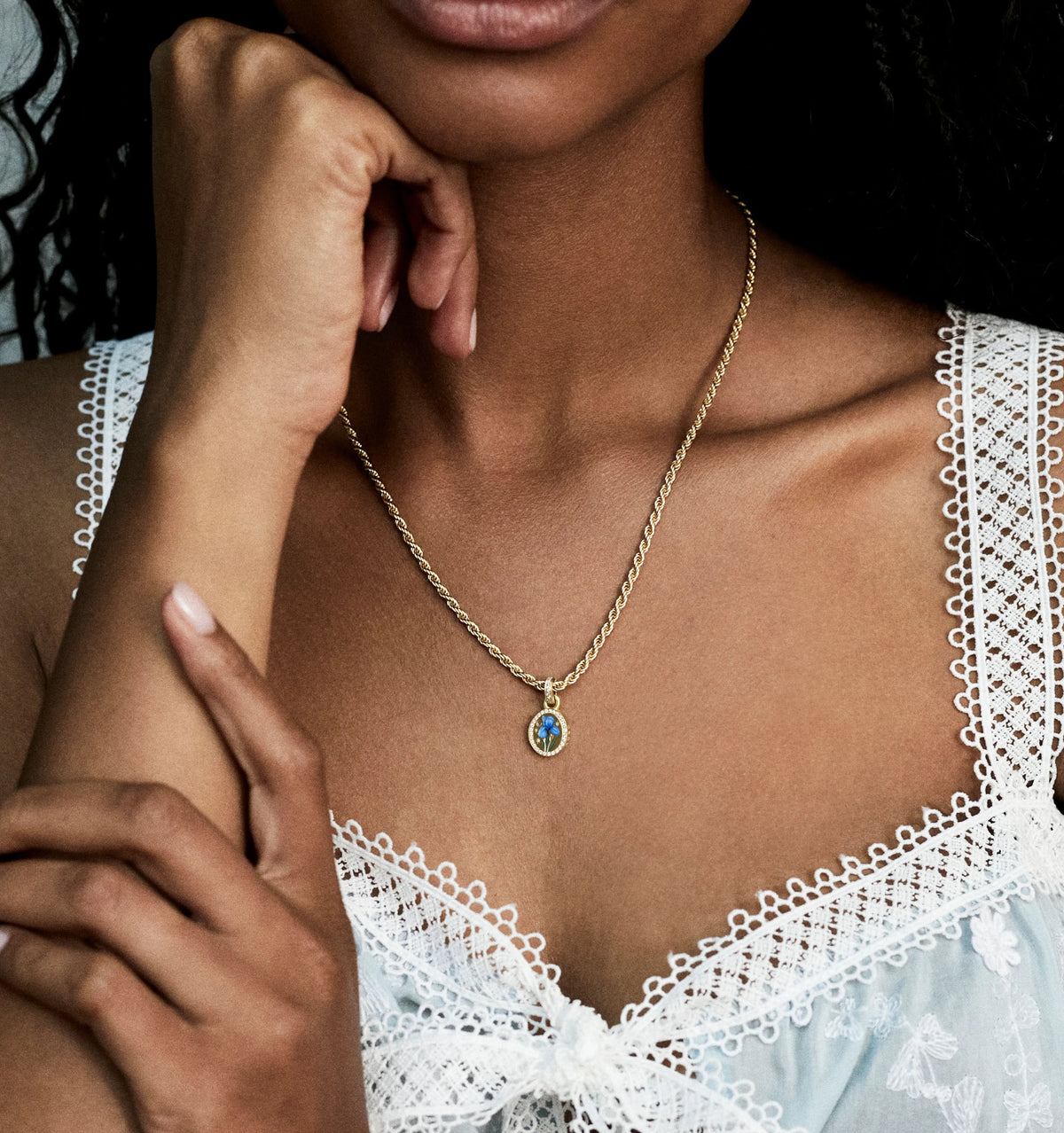 Fearless Iris Charm