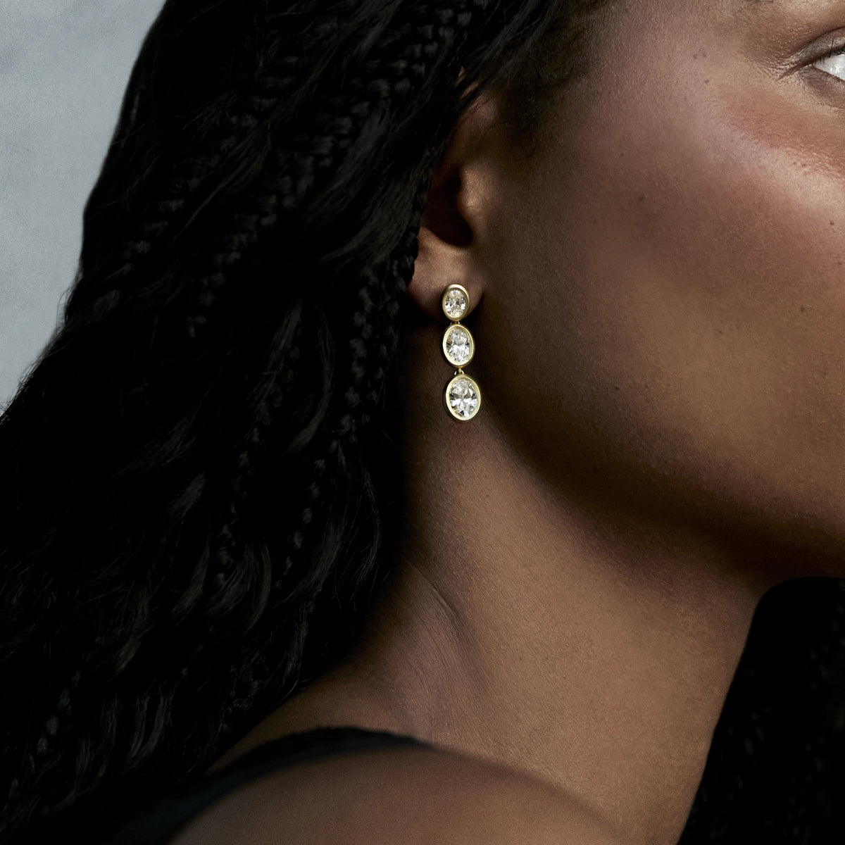 You Are My Sunshine Diamond Drop Earrings