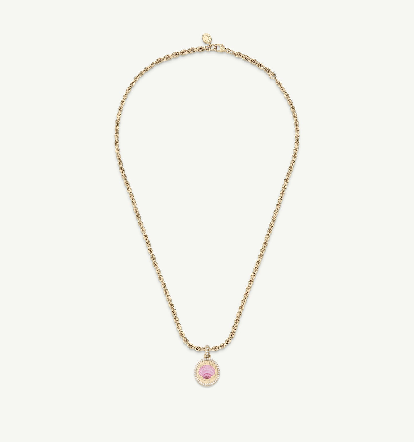 Blushing Shell Pendant
