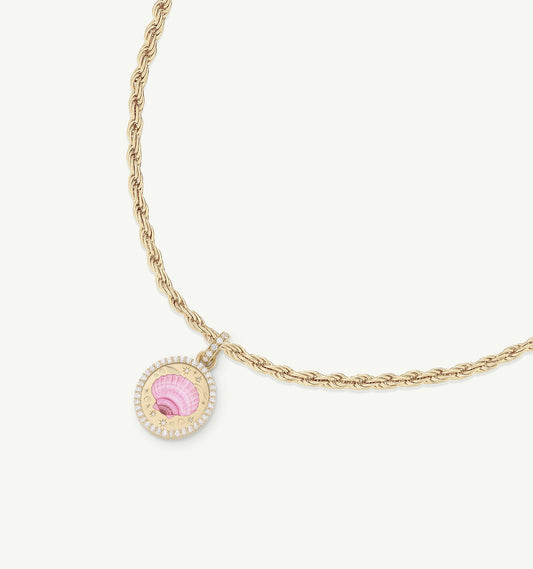 Blushing Shell Pendant