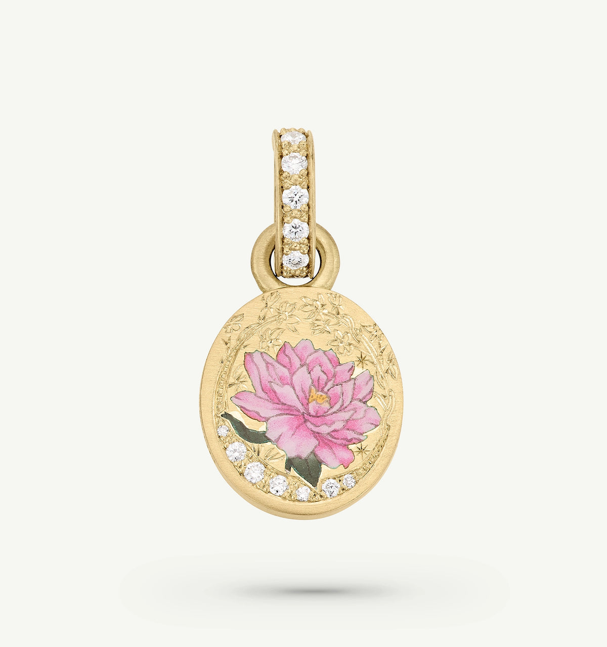 Blooming Peony Pendant