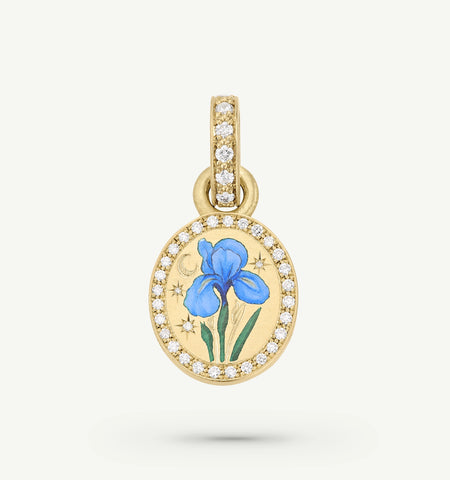 Fearless Iris Pendant