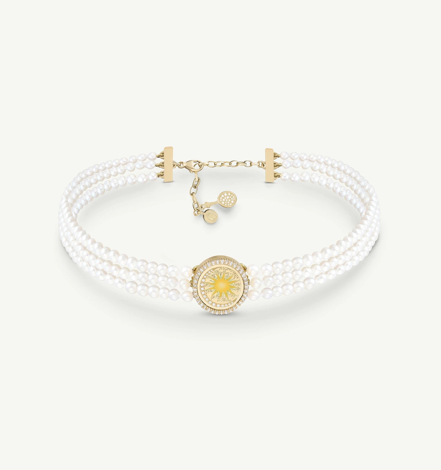 You Are My Sun Pearl Choker