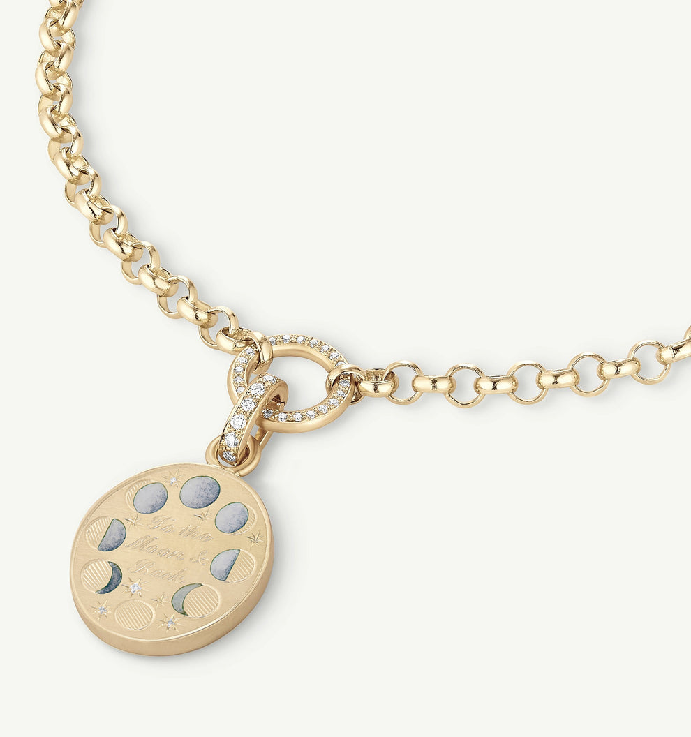 To The Moon & Back Charm