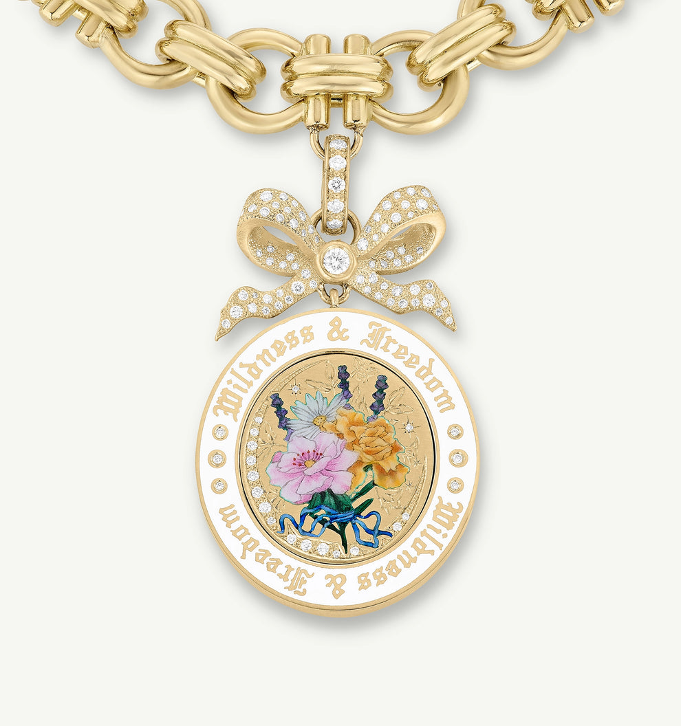 Wildness & Freedom Posy Medallion