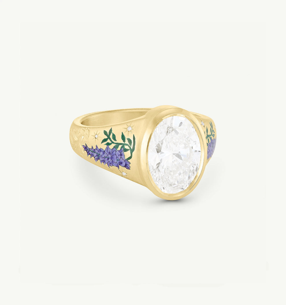 Rambling Wisteria Diamond Ring