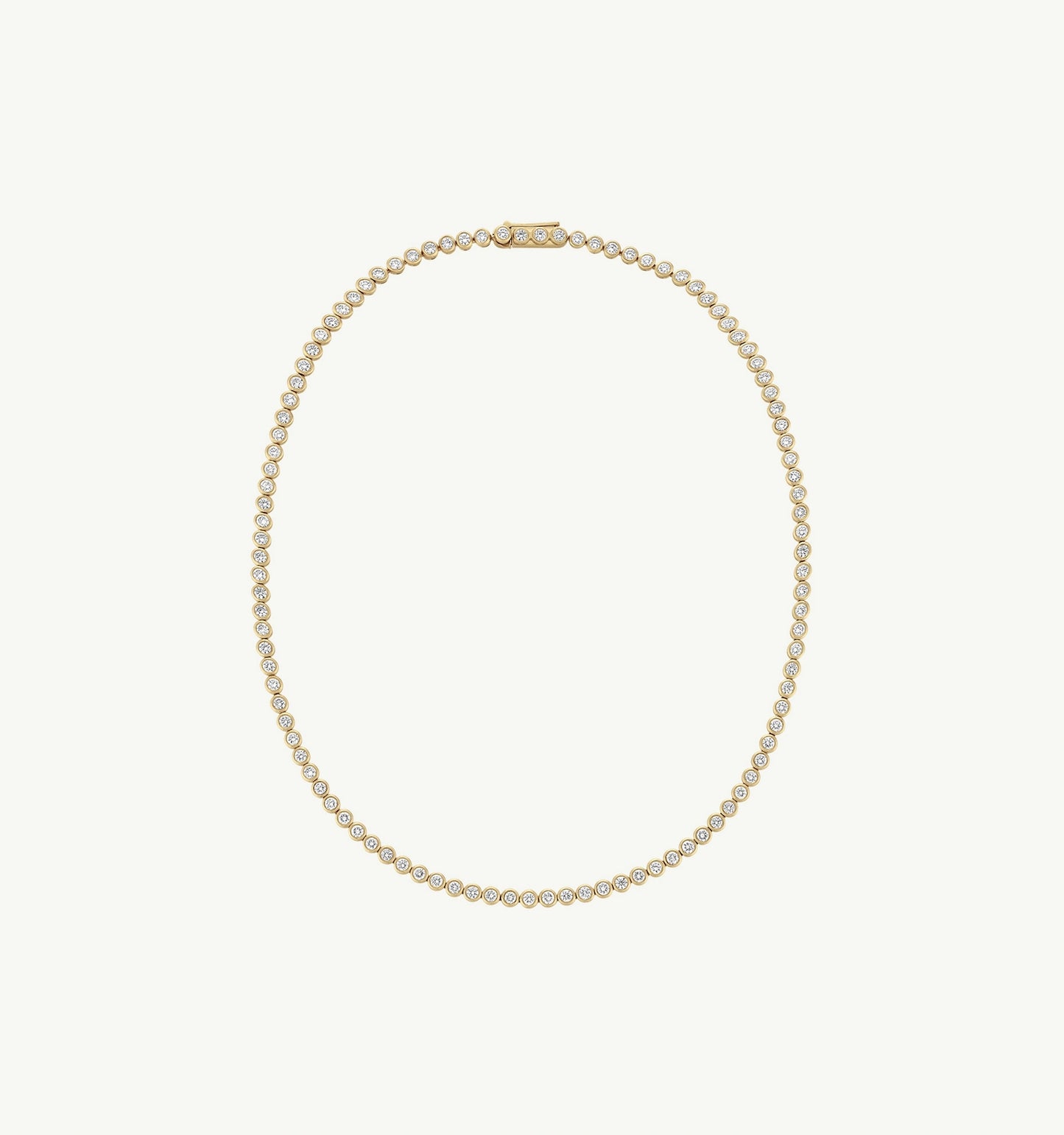 Classic Diamond Tennis Necklace