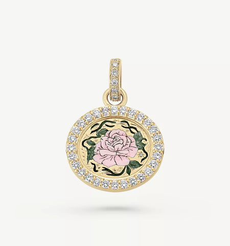 English Rose Charm