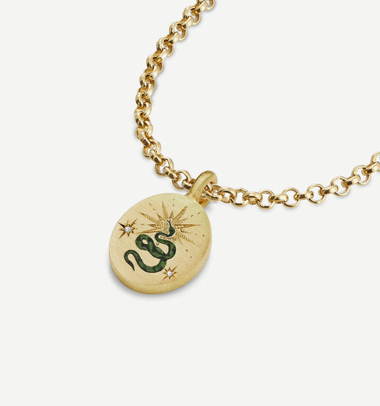 Snake & Star Pendant
