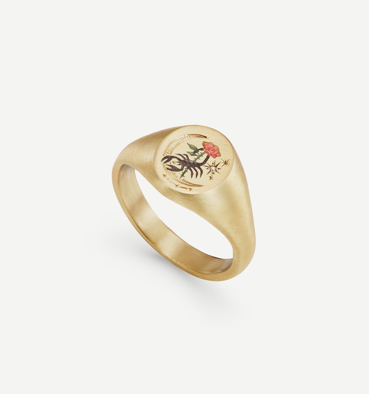 Rose & Scorpion Ring